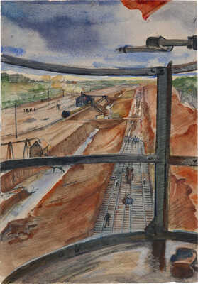 Елкин Василий Николаевич. С экскаватора 